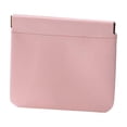 thumbnail image 1 of Lssam Leather Organizer Pouch, Personalized Snap Closure Cosmetic Bag, Small Waterproof Purse Organizer for Travel, 4.7x4.5in, 1 of 8