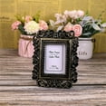thumbnail image 1 of Lssam Mini Picture Frame, Vintage Baroque Small Christmas Decor, Ornate Mini Resin Photo Frame, Dark Snowy Forest Artwork for TableTop Desk, Festive Gift for Women Bedroom Decor, 1 of 3