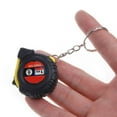 thumbnail image 1 of Lssam Mini Tape Measure Keychain, 3Ft/1m Retractable Steel Ruler with Slide Lock, Portable Metric and Inch Dual Scale Keychain Measuring Tape for Home Decor, Crafting, Sewing, Body Measurement, 1 of 7