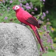 thumbnail image 1 of Lssam Realistic Artificial Parrot Turquoise Feather Macaw Foam Lifelike Parrot Shoulder Prop for Home Garden Party Decoration One Piece, 1 of 9