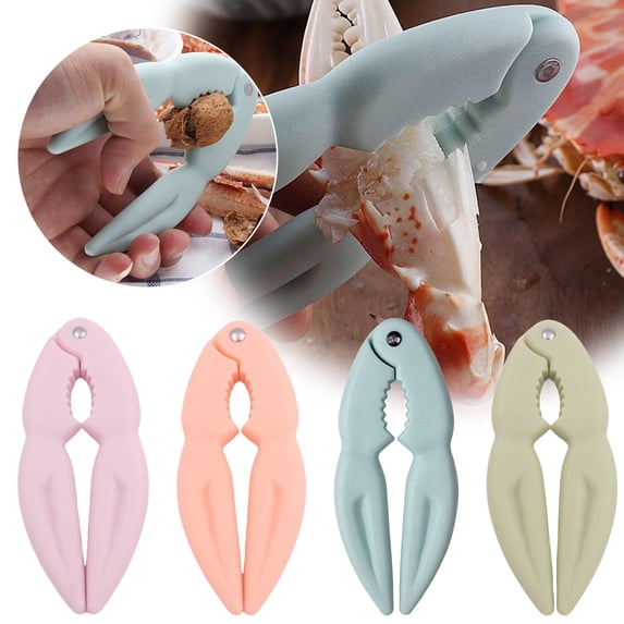 Lssam Seafood Crab Crackers and Tools Set with Lobster Cracker, Durable Multicolor Crab Leg Crackers and Shell Utensils, 1-Piece Blue