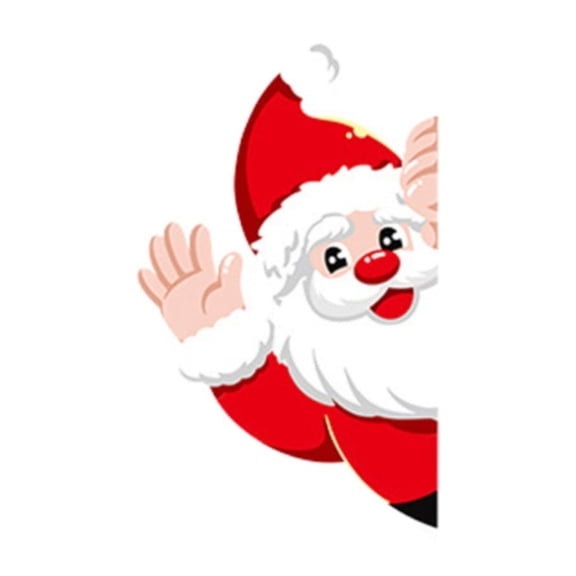 Lssam Seasonal Car Window Stickers - Cheerful Christmas Decals Set, Easily Apply to Personalize Your Auto Exterior or Decorate Indoor Walls for Holiday Parties