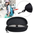 thumbnail image 1 of Lssam Travel-Friendly Sunglasses Hard Case with Enhanced Impact Resistance, Features Secure 360-Degree Zipper and Compact Design, Includes Practical Hook for Easy Carrying and Organization, 1 Count, 1 of 3