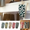 thumbnail image 1 of Lssam Wall Mount Grocery Bag Holder and Trash Bag Organizer, Reusable Plastic Bag Storage Dispenser with Boho Floral Design, Ideal for Kitchen Pantry and Camping, 1 of 6