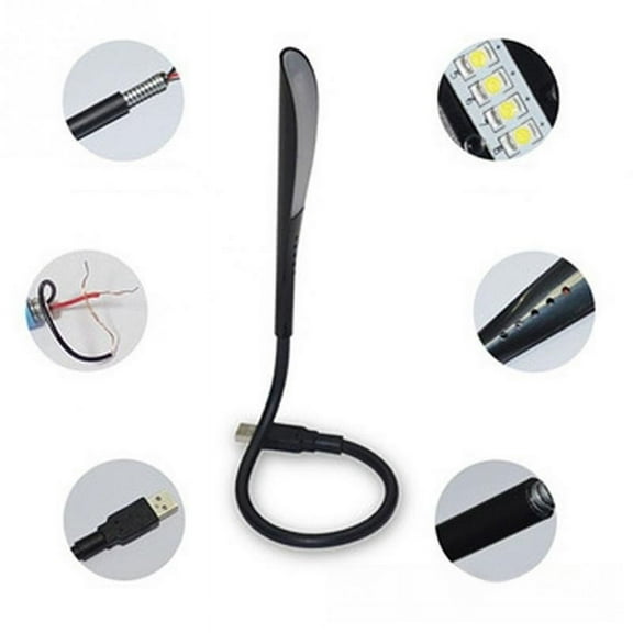 Lssam Warehouse Clearance Sale Led Lights Led Lights For Bedroom Keyboard Light For Computer Adjust Gooseneck USB Laptop Light Reading Light LED Sewing Light With USB Charging Port Conservation