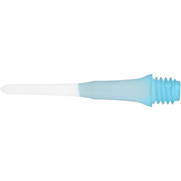 Lstyle Dart Tips: Original Lippoint - Soft Tip Dart Points - 2BA Thread - Regular Length - 2 Tone Light Blue