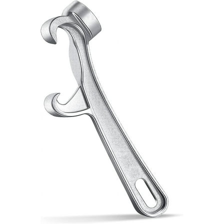 Lsupdaol 1 Piece Bucket Opener 5 Gallon, Silver Aluminum Paint Pail Buckets Lid Opener Wrench Metal Can Lid Remover Tool for Home Industrial Use