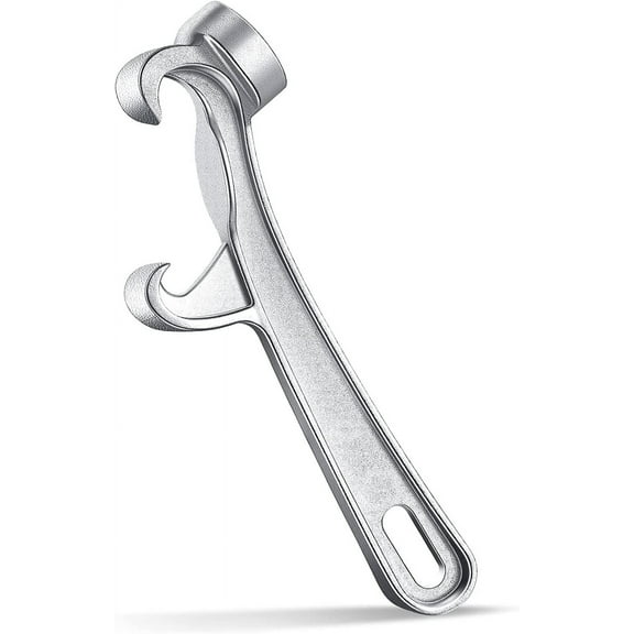 Lsupdaol 1 Piece Bucket Opener 5 Gallon, Silver Aluminum Paint Pail Buckets Lid Opener Wrench Metal Can Lid Remover Tool for Home Industrial Use