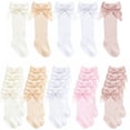 thumbnail image 1 of Lsupdaol 10 Pairs Long Preemie Socks Premature Newborn Baby Knee Cotton Socks for Girls Boys Infant Toddler, 1 of 6