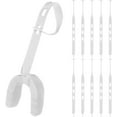 thumbnail image 1 of Lsupdaol 10 Pcs Football Tether for Mouth Guard Strap Only Universal Rugby Mouth Guard Replacement Strap Football Mouthguard Tether for Sports Boxing Taekwondo Hockey Basketball (White), 1 of 7