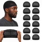 Lsupdaol 10 Pcs Stretchy Nylon Stocking Wave Cap for Men Women