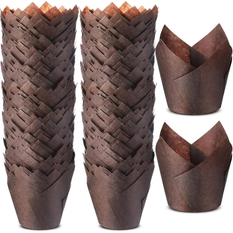 Lsupdaol 100 Pcs Jumbo Muffin Liners for Baking 2-1/4