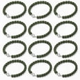 thumbnail image 1 of Lsupdaol 12 Pcs Elastic Military Boot Blousing Straps with Metal Hooks Green, 1 of 5