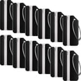 thumbnail image 1 of Lsupdaol 12 Pieces Luggage Tags Business Card Holder Aluminum Metal Travel ID Bag Tag for Suitcases Travel Luggage Baggage Identifier(Black), 1 of 14