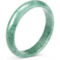 thumbnail image 1 of Lsupdaol 2.4'' Natural Jade Bracelet for Women Jade Bangle Bracelets with Box Good Luck Bangle Wedding Mother's Day Gift, 1 of 6