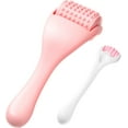 thumbnail image 1 of Lsupdaol 2 Pcs Muscle Roller Stick Fascia Body Cellulite Face Muscle Massage Roller Manual Massage Tools for Muscles Relief Neck Arm Back Leg Body Roller Deep Trigger Points Release Roller (Pink), 1 of 7