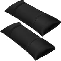 Lsupdaol 2 Pcs Umbrella Base Weights Canopy Weights Sandbag 55 Lbs Fillable Straight Sandbag for Outdoor Patio Garden Backyard Poolside Accessories (Black)