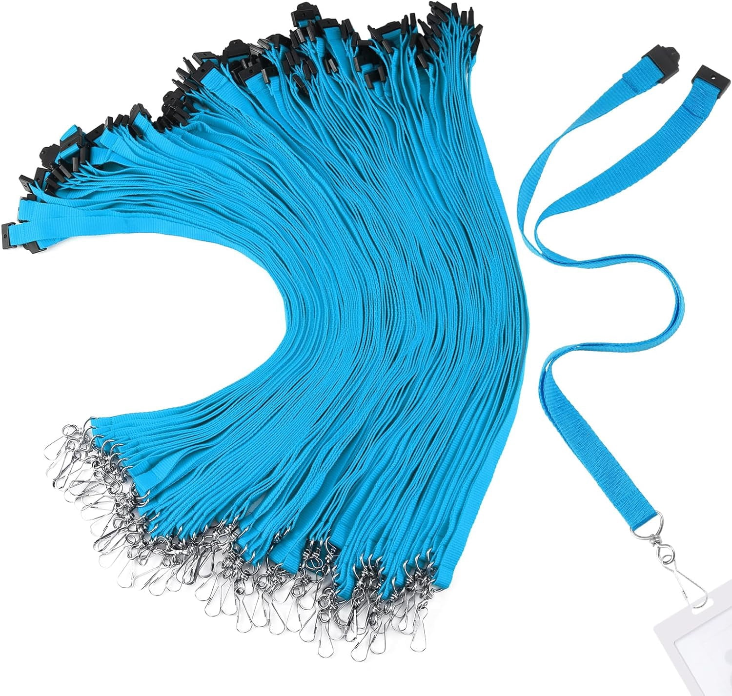Custom Personalized Lanyards For ID Badges - Bulk Neck Straps With Name, Photo, Or Logo