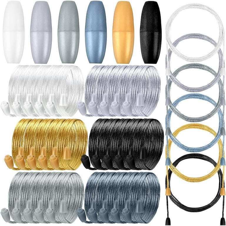 Lsupdaol 30 Sets Replacement Necklace Cords with Breakaway Clasps