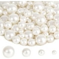thumbnail image 1 of Lsupdaol 300Pcs Pearl Vase Filler, Ivory No Hole Faux Pearl Beads for Centerpieces Vases, Candle Centerpieces, Wedding Birthday Party Home Decor 8/10/14/20mm, 1 of 11