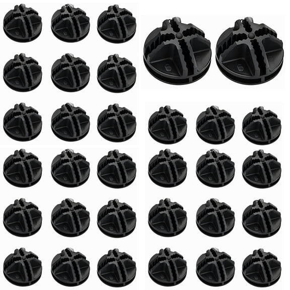 Lsupdaol 32 Count Black Adult Cube Connectors Modular Closet Organizer Parts
