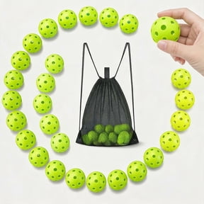 Lsupdaol 36 Pcs 1.65 Inch Mini Plastic Baseball Training Balls Hollow Softballs with Drawstring Bag