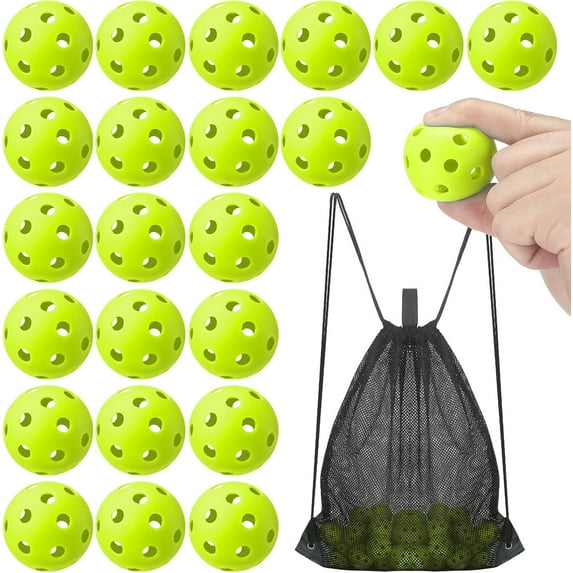 Lsupdaol 36 Pcs Mini Baseball Practice 1.65 Inch Small Baseball Training Balls Plastic Lightweight Hollow Softballs with a Drawstring Bag for Hitting Batting Training Indoor Outdoor Use