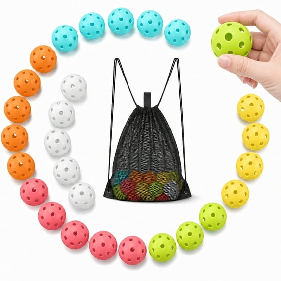 Lsupdaol 36 Count Baseball Batting Training Aids with Drawstring Storage Bag