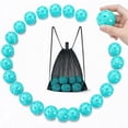 thumbnail image 1 of Lsupdaol 36 Pcs 1.65 Inch Mini Plastic Baseball Training Balls Hollow Softballs with Drawstring Bag, 1 of 6