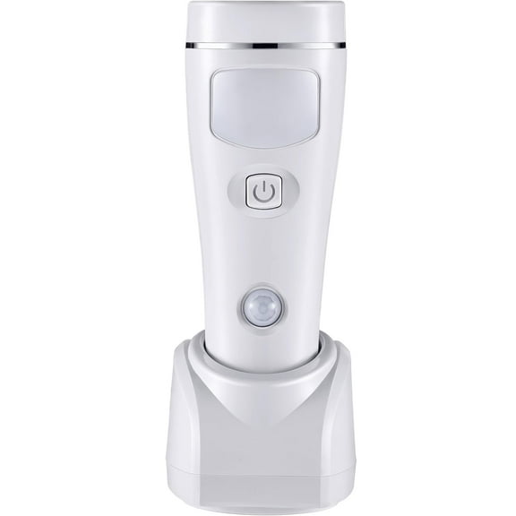 Lsupdaol 4 in 1 LED Emergency Lights for Home Power Failure,1 Pack Rechargeable Plug in Flashlight Motion Sensor Night Light, Automatic Turn On Power Outage Light for Home Hurricane Supplies(White)