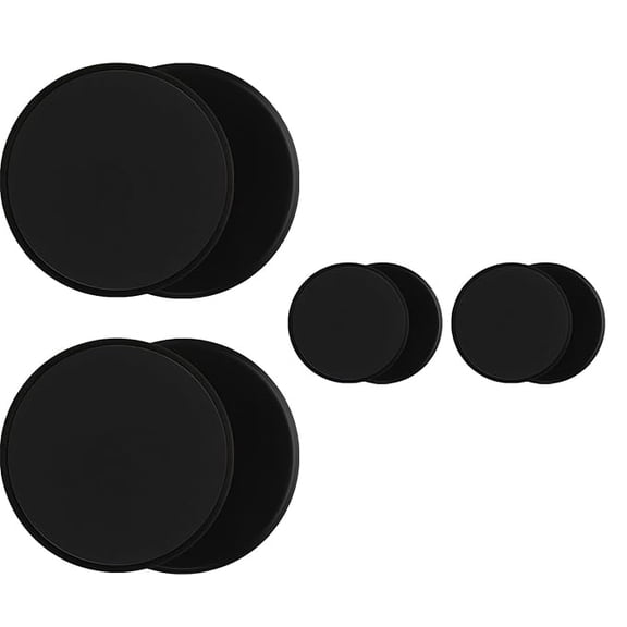 Lsupdaol 4 Pcs Core Sliders for Working Out Abdominal Exercise Gliding Discs Dual Sided Workout Disc Fitness Sliders Exercise Gear for Gym Floors Training Abdominal Core Strength