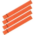 thumbnail image 1 of Lsupdaol 4 Pcs Replacement Heart Rate Monitor Band, Soft Heart Rate Armband Strap, Theory Fitness Adjustable(0.8 x 14.2 Inch,Orange), 1 of 7
