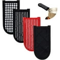 thumbnail image 1 of Lsupdaol 4 Pieces Pan Handle Covers Heat Resistant, Hot Handle Holders Non Slip Pan Sleeves Cast Iron Skillet Holder Covers for Home Kitchen Cooking Tools(Eye-catching Styles), 1 of 13