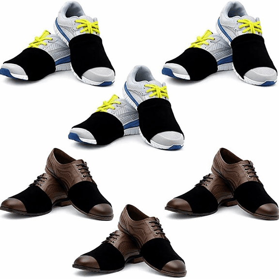 Lsupdaol 6 Pairs Line Shoe Sock over Sneakers Shoe Covers on Smooth Floors Sliders Ballet Dancers Turning Socks