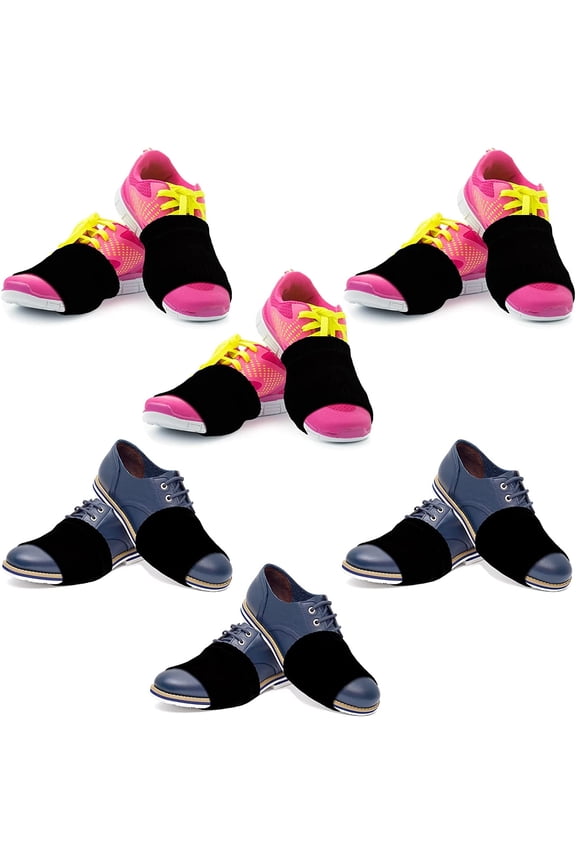 6 Pairs Line Shoe Sock over Sneakers Shoe Covers on Smooth Floors Sliders Ballet Dancers Turning Socks