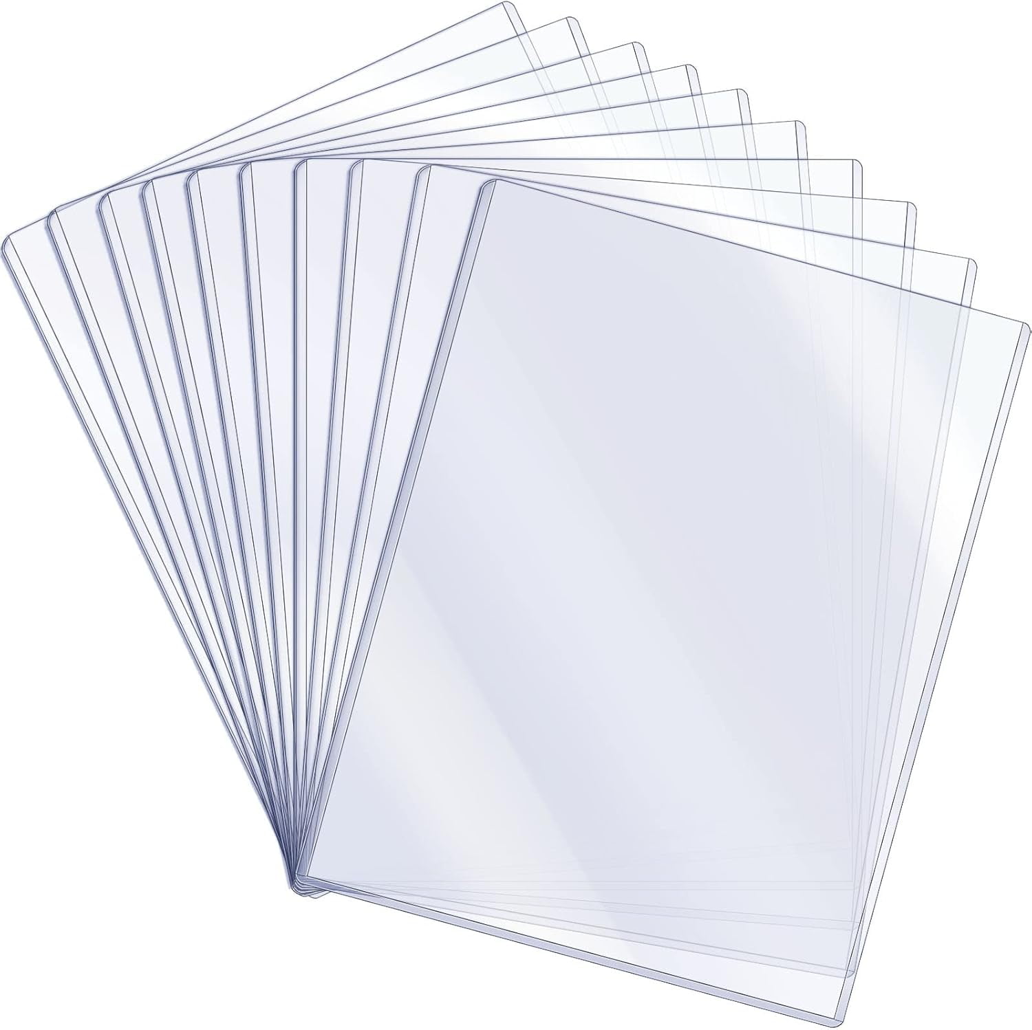 Lsupdaol 6 Pcs 8.5 x 11'' Rigid Print Protectors Clear Rigid Plastic ...