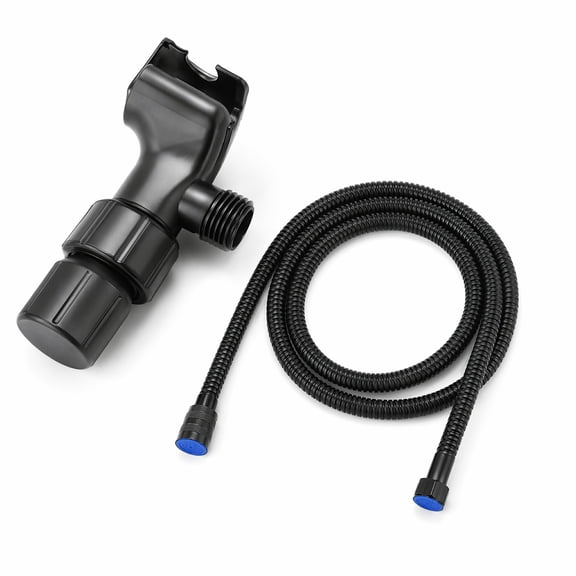 Lsupdaol 79 Inch Stainless Steel Shower Hose with Adjustable Shower Arm Holder and Head Replacement