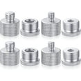 thumbnail image 1 of Lsupdaol 8 Pcs Mic Stand Adapter 5/8 Female to 3/8 Male, 3/8 Female to 5/8 Male, 5/8 to 1/4 and 1/4 to 5/8 Screw Mic Thread Adapter Set for Microphone(Silver), 1 of 7