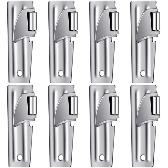 Lsupdaol 8 Pieces P-51 Camping Can Opener Stainless Steel Military Survival Army Backpack Can Opener