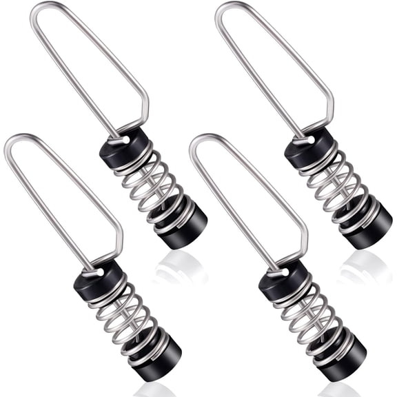Lsupdaol Boat Flag Clips Stainless Steel Marine Flag Clips for Halyards Outrigger Lines Antennas Stern Lights Flagpole Rope Fishing