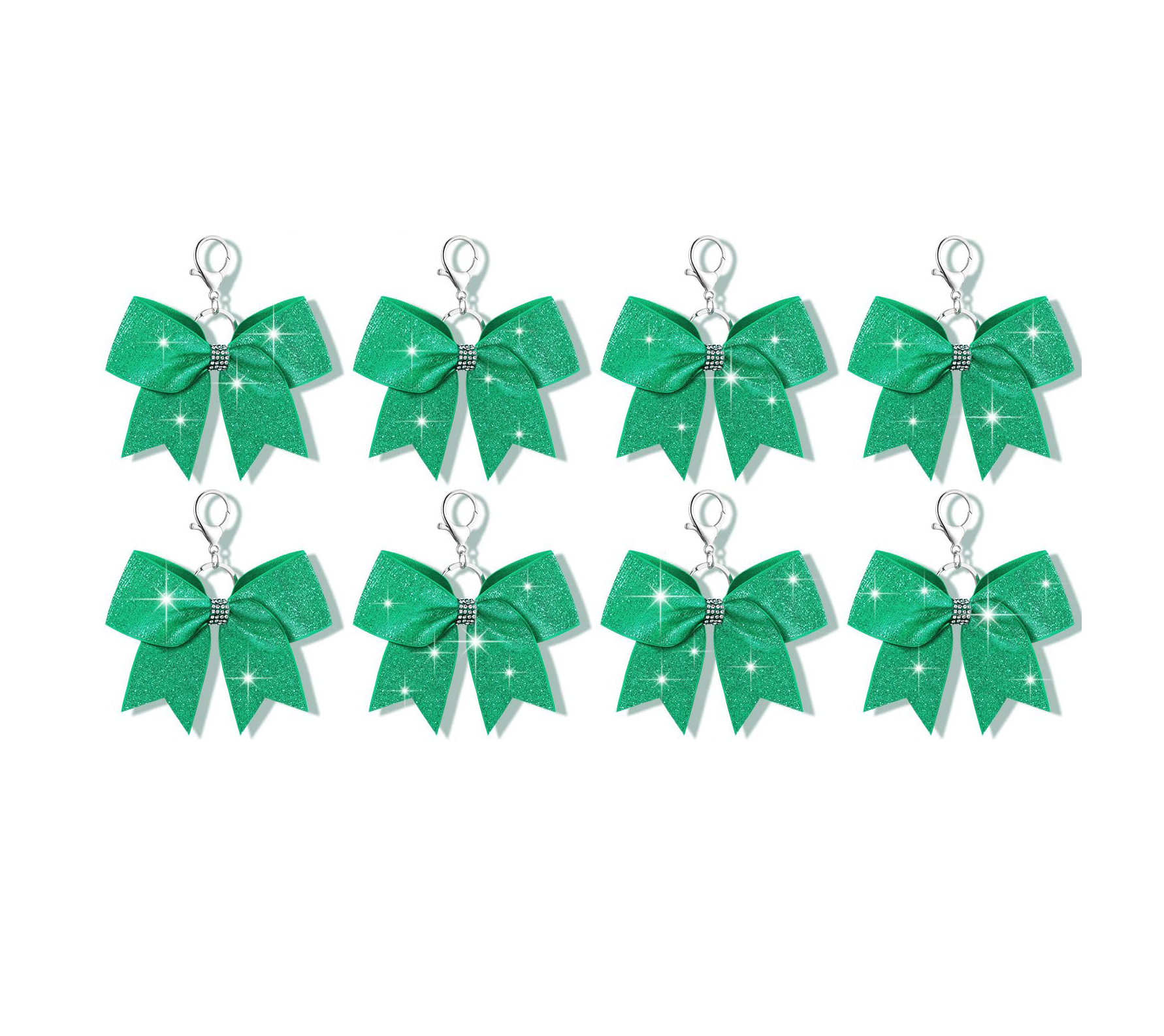 Lsupdaol Cheer Bow Keychain Cheer Keychain with Rhinestones Cheerleader ...