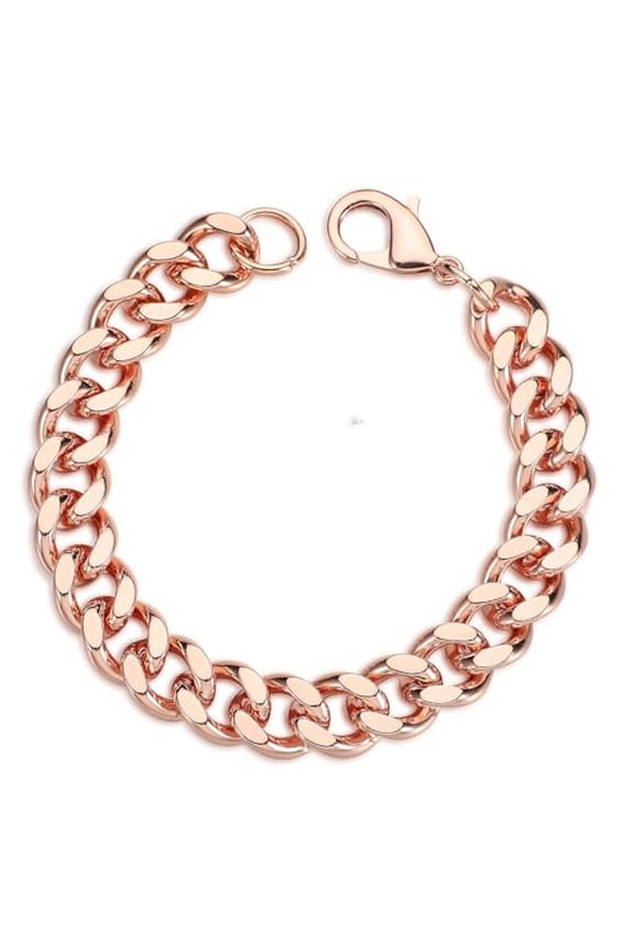 Copper Bracelet for Men Valentine Jewelry Gift 1 Unit Men's Solid Copper Link Pure Bracelets for Women Health Jewelry Gift