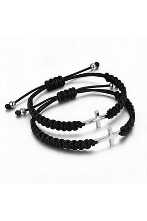 Adjustable Stainless Steel Bracelet Black