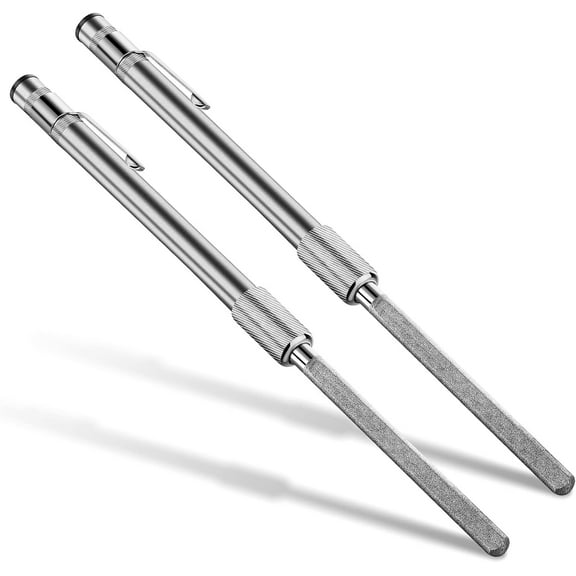 Lsupdaol Diamond Glass File Crystal Repair File Metal Grit Tool Cemented Carbide Metal Grit Tools Crystal Glass Diamond Repair(2 Pieces)