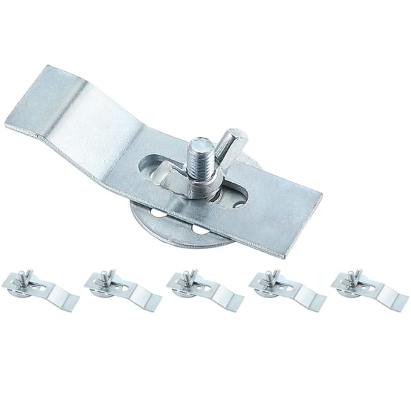 Lsupdaol Sink Clips Kit 6 Pack, Undermount Sink Clips, Sink Mounting Kit Bracket, Installation Repair Hardware Clips Fastener Support for Kitchen or Bathroom Sinks