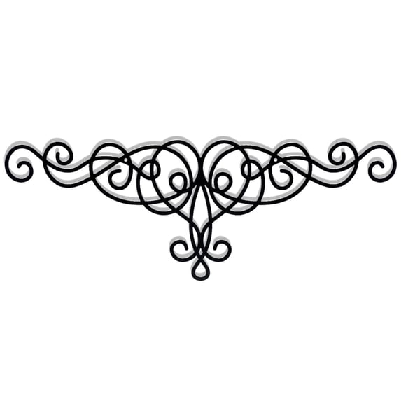 Lsupdaol Traditional Scroll Swirl Metal Wall Sculptures