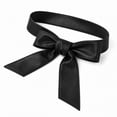 thumbnail image 1 of Lsupdaol Womens 1.85 Inch Wide PU Leather Obi Wrap Belt for Dress Coat Black, 1 of 5