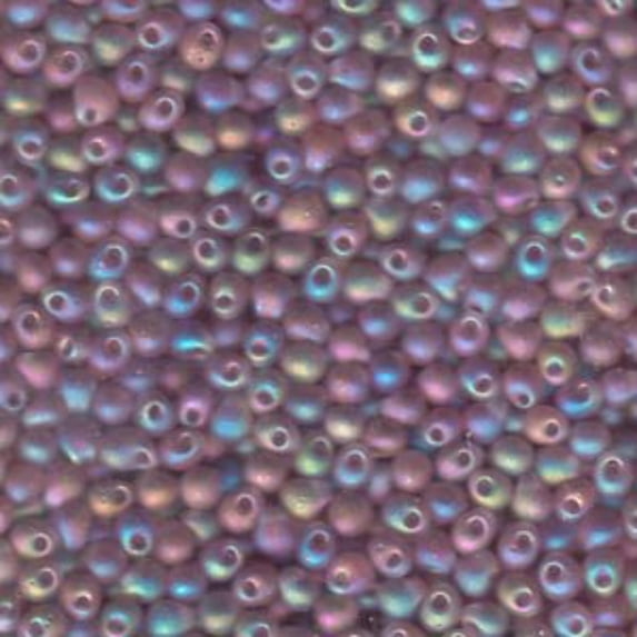 Matte Transparent Light Amethyst Miyuki Drop Beads 3.4mm DP-9142FR-TB
