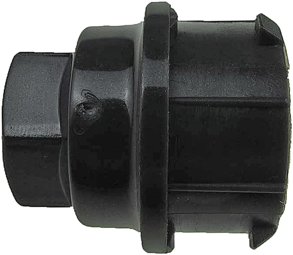 Lt. Black Metallic Plastic Wheel Nut Cover M242.0 Mod, Hex 19mm