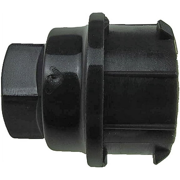 Lt. Black Metallic Plastic Wheel Nut Cover M24-2.0 Mod, Hex 19mm